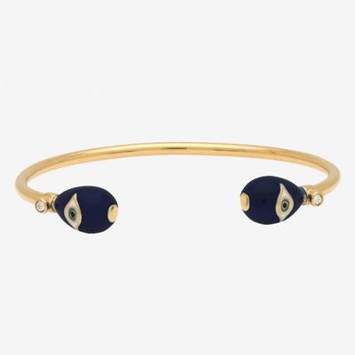 Halcyon Days - Evil Eye Torque Bangle