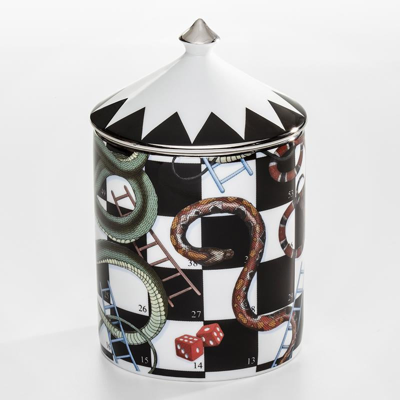 Halcyon Days - Snakes & Ladders, Lidded Candle