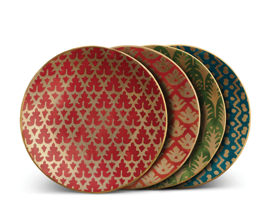 L'Objet - Fortuny Canape Plates (Mixed) - set of 4