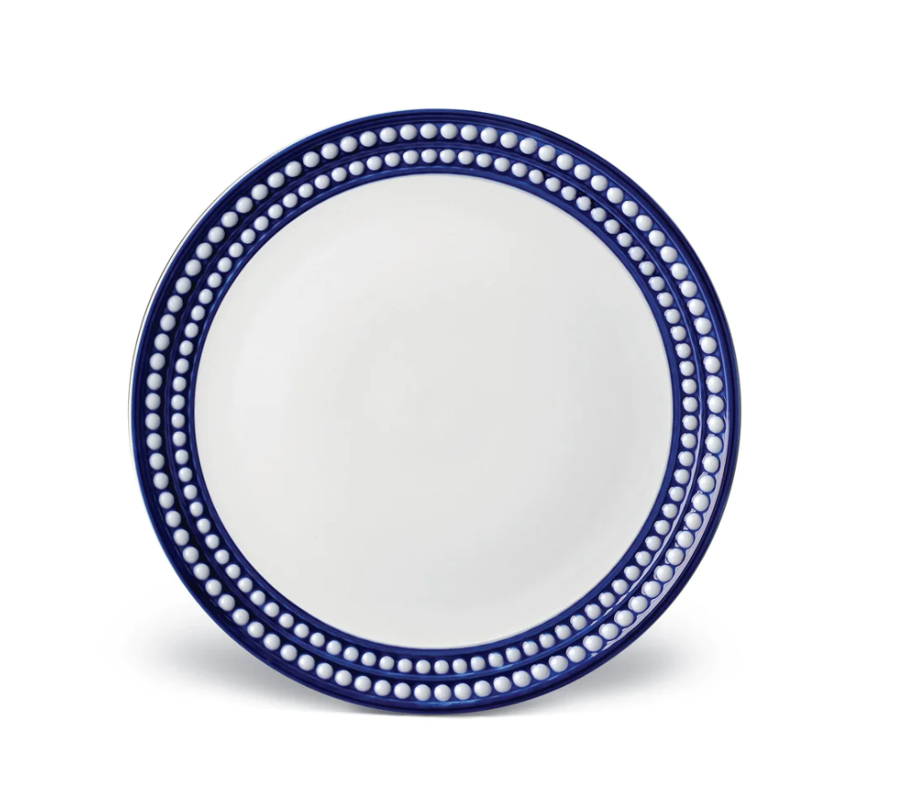 L'Objet - Perlée Bleu Dessert Plate 22cm
