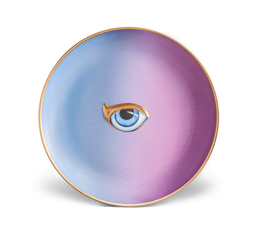 L'Objet - Lito-Eye Canape Plate-Blue+Purple