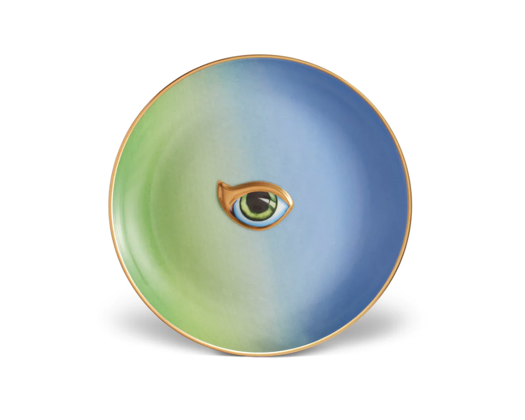 L'Objet - Lito-Eye Canape Plate-Green+Blue