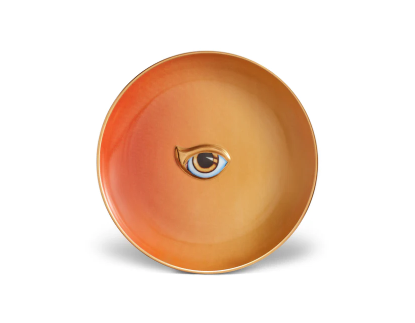 L'Objet - Lito-Eye Canape Plate-Orange+Yellow