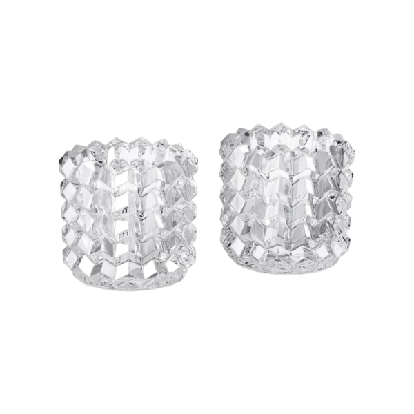 Baccarat - Zig Zag Candle Holder Pair
