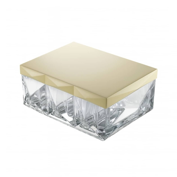Baccarat - Louxor Catchall with Lid - Ivory