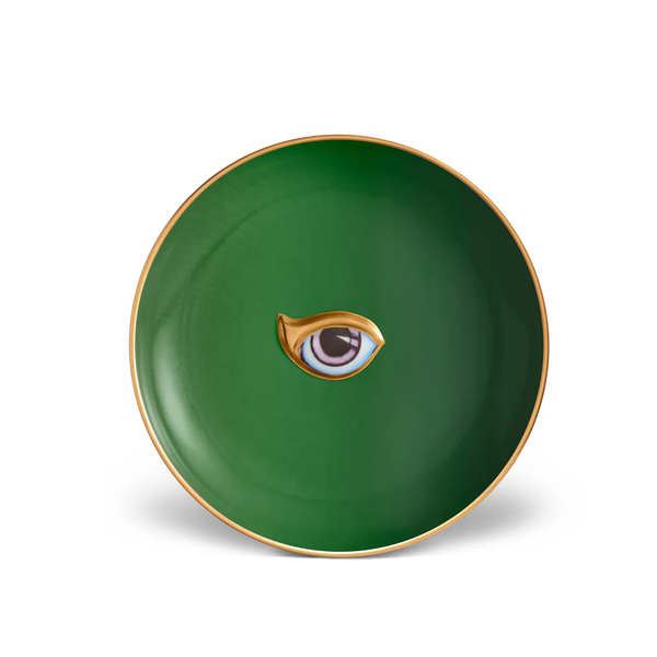 L'Objet - Lito Eye Canape Plate - Emerald