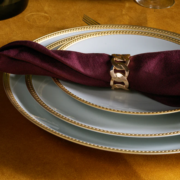Shop the LObjet Cuban Link Napkin Rings
