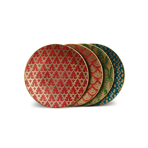 L'Objet - Fortuny Canape Plates (Mixed) - set of 4