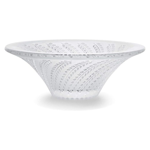 Shop tgis elegant Lalique Glycines hollow small bowl