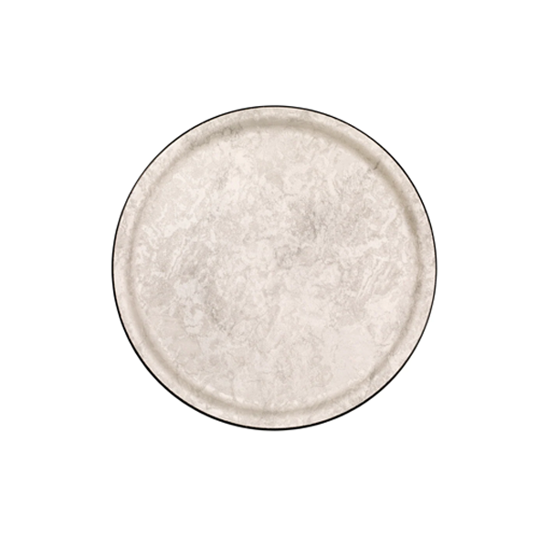 Platex - Limo Tray ø 36 Marble Silver