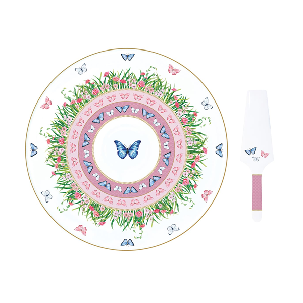 Pozzi Milano - Cake Serving Set ø32 - Spring Paradise