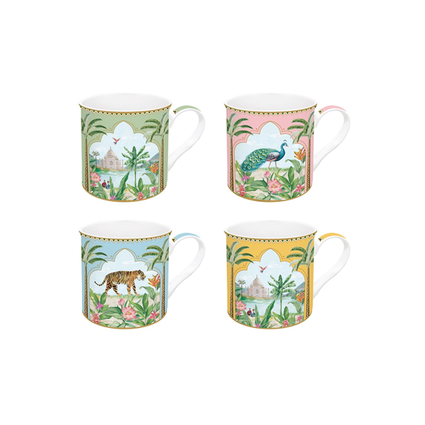 Pozzi Milano - Mugs, Set of 4 - Paradise Sauvage