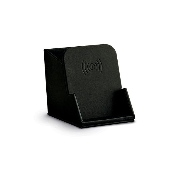Pozzi Milano - Wireless Pen Holder in Leather - Black