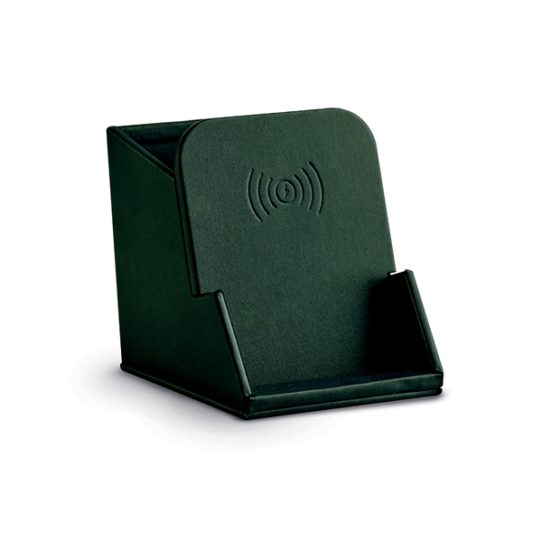 Pozzi Milano - Wireless Pen Holder in Leather - Green