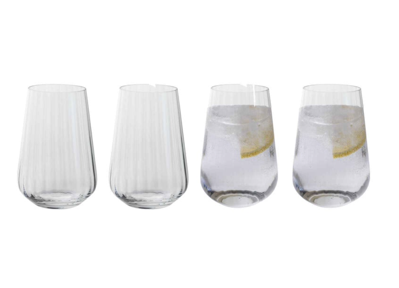 Dartington - Cheers! Optic Tall Tumbler Four Pack