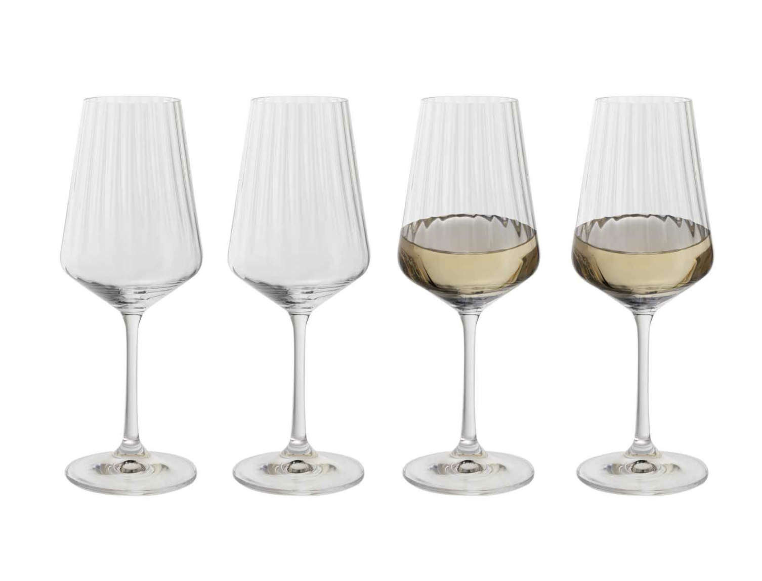 Dartington - Cheers! Optic White Wine Four Pack