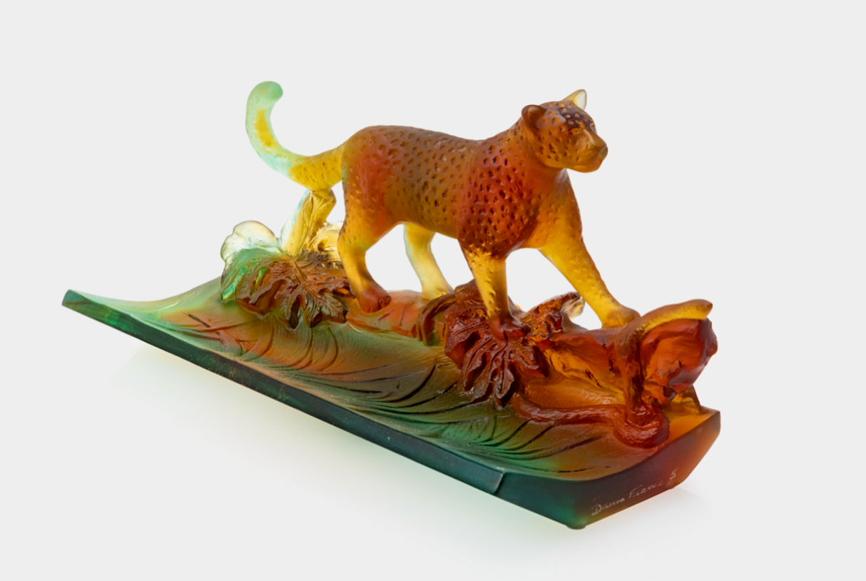 Daum - Leopard Tropical Pencil Holder