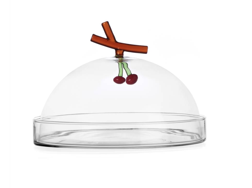 Ichendorf - Fruit & Flowers Dome with Dish / Cherries