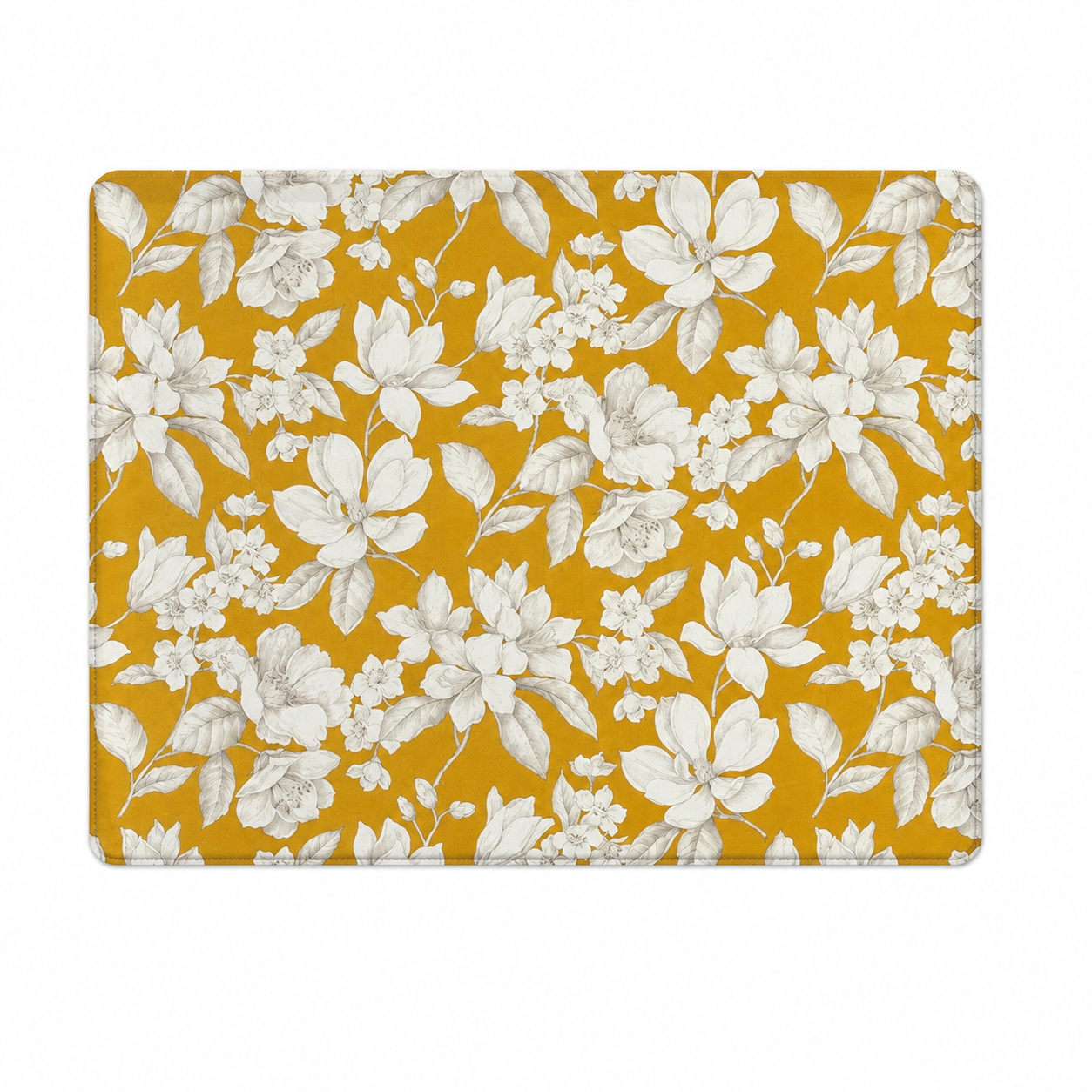 Platex - Laminated Tray Slim Magnolia 28 x 20cm Mustard