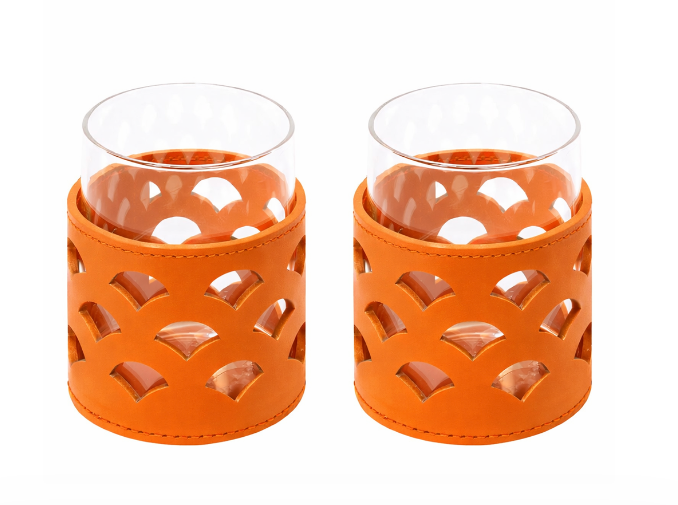 Rudi - Flamma Candle Holder - Vienna Orange (Single)