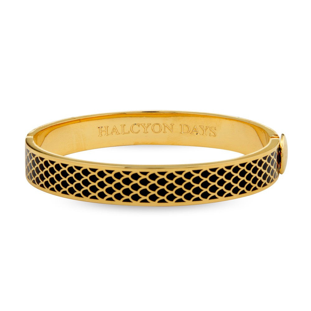 Halcyon Days - Salamander Bangle Black/gold