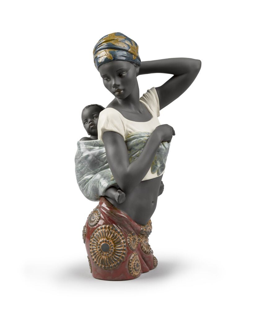 Lladro - African Woman and Child