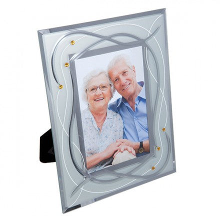 Dartington - Crystal Celebrate Photo Frame Gold