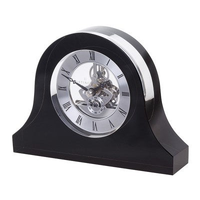 Dartington Crystal Clocks Mantle Black