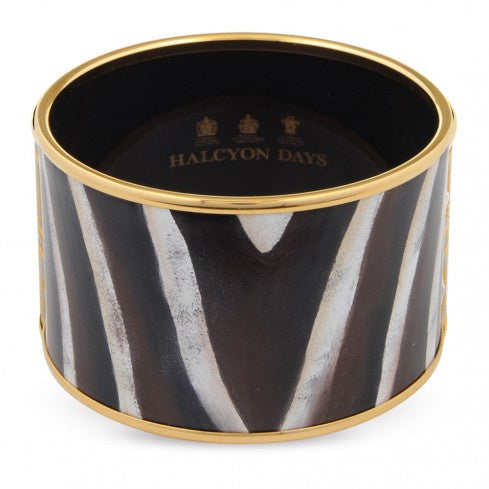 Halcyon Days - Zebra Print Medium Bangle