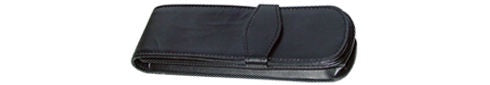 Coles Stationery - Online Leather 3 Pen Case