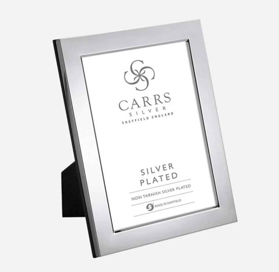 Carrs - Silver plated Flat Frame 6 x 4