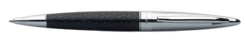 Coles Stationery - Millerand Black Leather Ballpoint Pen