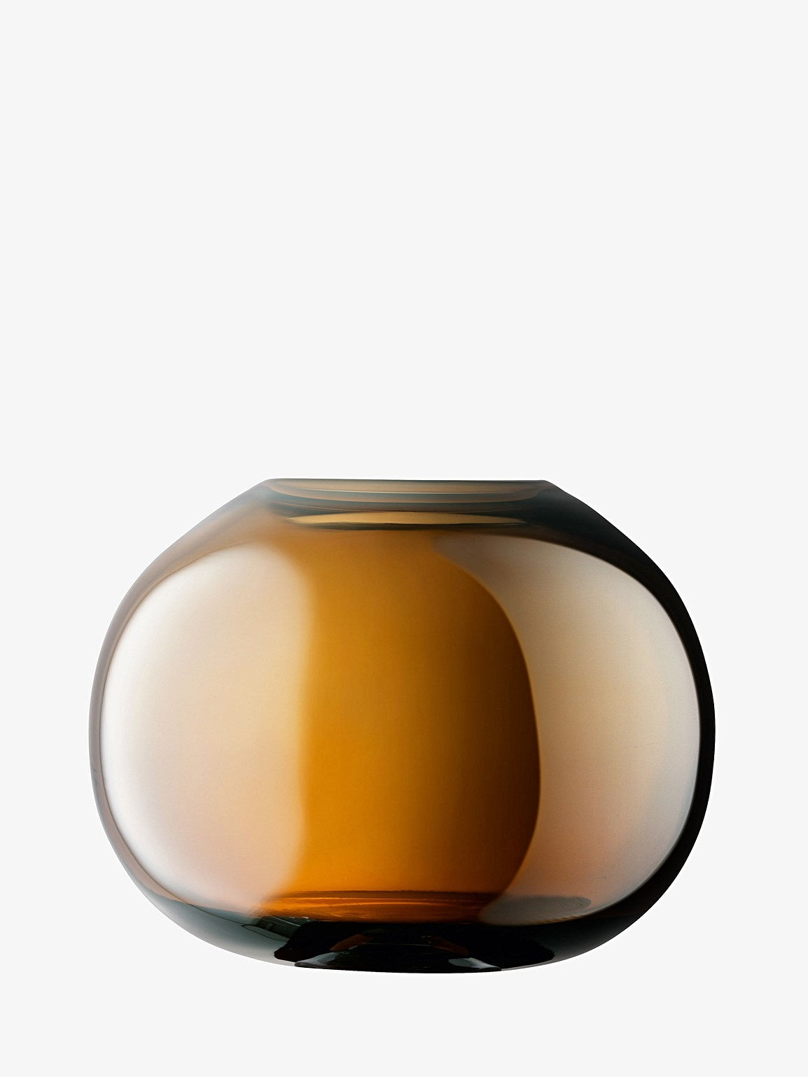 LSA - Epoque Vase H 13.5cm Amber/Lustre