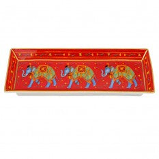 Halcyon Days - Red Elephant Pen Tray