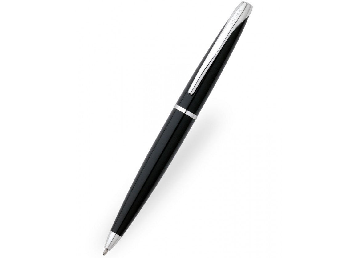 Coles Stationery - Cross ATX Shiny Black Lacquer Ballpoint Pen